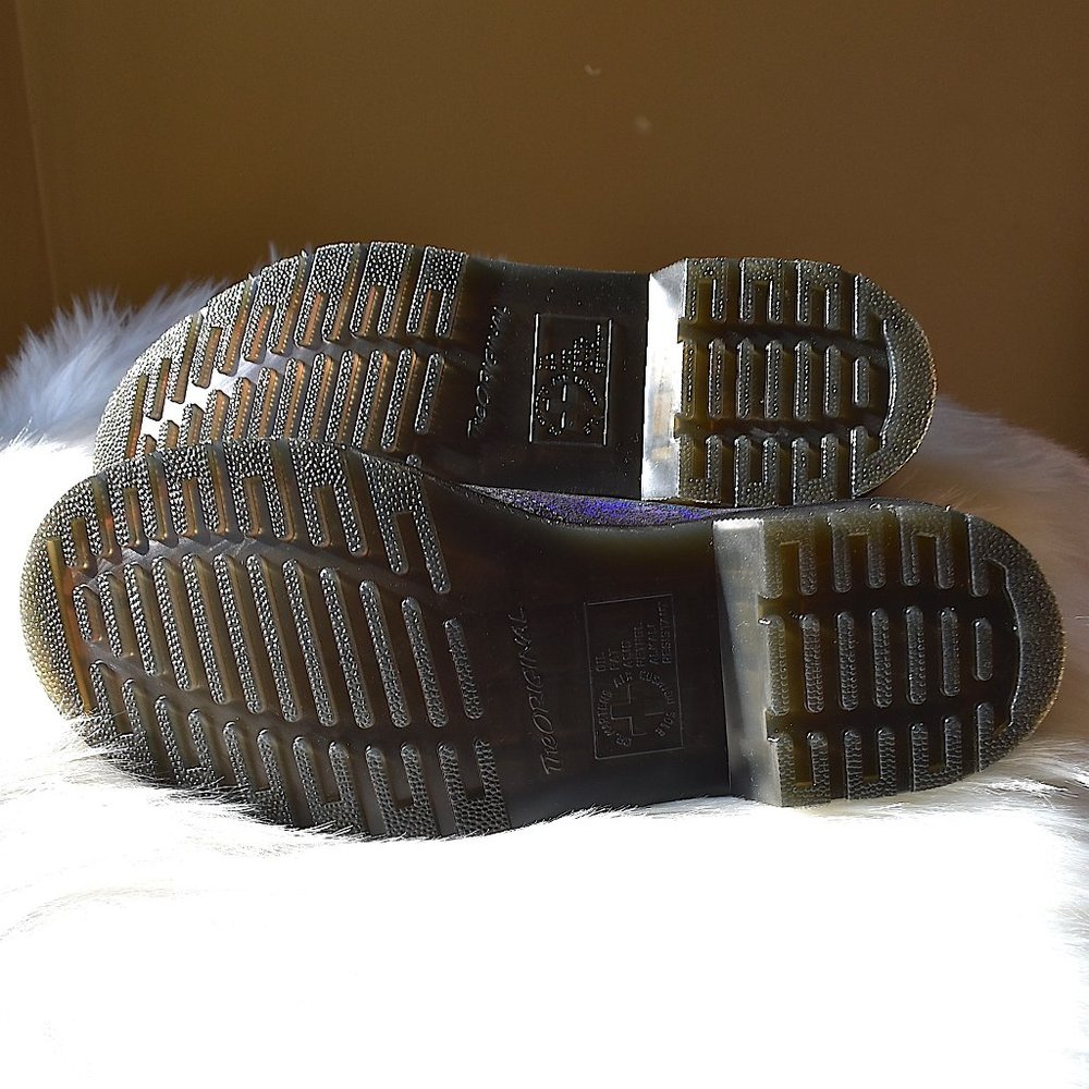 Dr. Martens | Metallic Leather Oxford Shoes - Picture 7 of 11